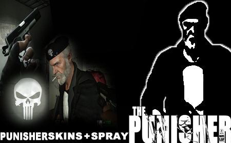 Punisher Bill. Punisher Skins Pack + spray